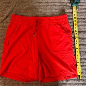 Chico's Women’s Red Athletic Shorts Lightweight Elastic Waist